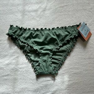 NWT Shade & Shore green bikini bottoms